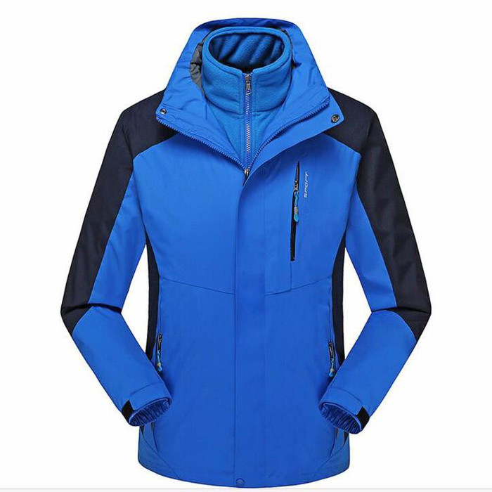 成都三合一两件套冲锋衣工作服定制防寒保暖工作服登山服定做LOGO