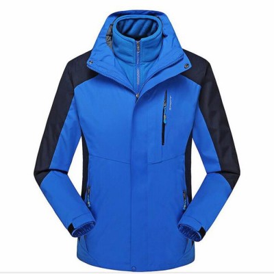 成都三合一两件套冲锋衣工作服定制防寒保暖工作服登山服定做LOGO