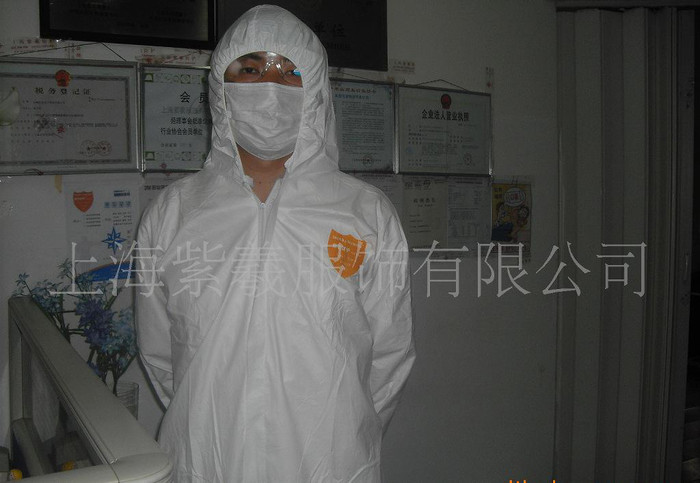 现货 防静电工作服 防静电无尘服 防静电大褂 无尘服图1