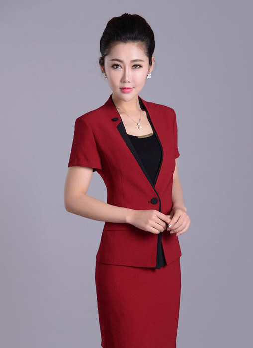 2015夏季新款女装 韩版OL正装女士西装 职业工作服三件套