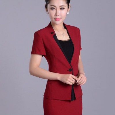 2015夏季新款女装 韩版OL正装女士西装 职业工作服三件套