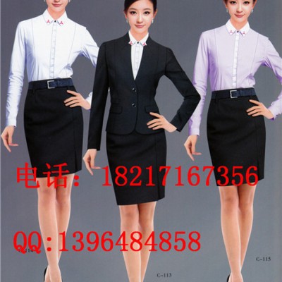 行工作服新款 女式西装 营业厅工作服 电信工作服 移动工作服订做