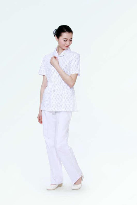 中山2015中袖美容师工作服秋冬装美容院工作服美容服护士服定做图1