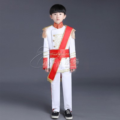儿童男欧式宫廷装演出军礼服供应 将军服王子服舞台演出服装批发