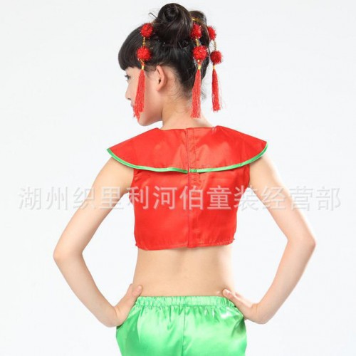 儿童节舞台演出服京剧脸谱表演服幼儿戏服少儿民族戏曲舞蹈服套装