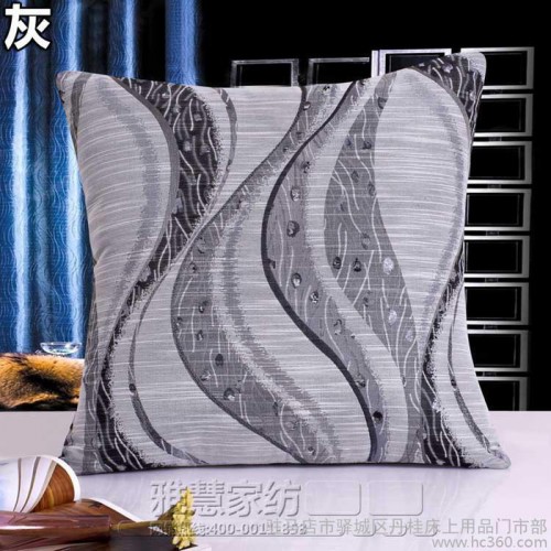 **厚实亚麻 加厚沙发靠垫/抱枕/含芯 靠枕套大号52*52-亚麻面料图2