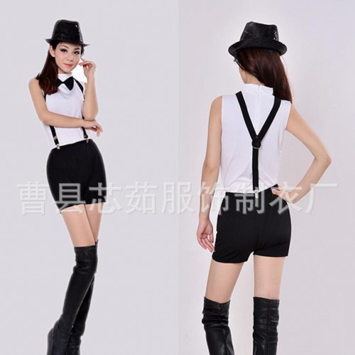 爵士舞服装女套装jazz演出服ds舞台时尚夜店女歌手大气舞蹈图1