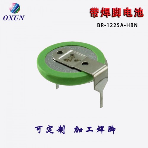 供应焊脚电池 高温纽扣电池BR-1225A/VCN电池 焊脚电池可定制图6