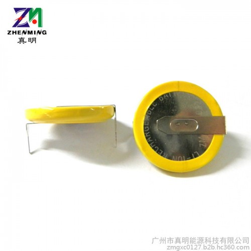 真明zm二次锂纽扣电池3.6V35mAh充电纽扣电池LIR2032锂离子纽扣电池可加焊脚或出引线图5