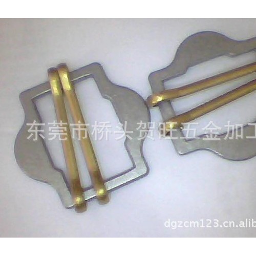 金属钮扣 合金纽扣 双头双孔弹簧纽扣 牛角钮扣图2