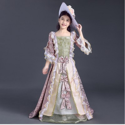 欧式宫廷装舞台演出服 英国宫廷装公主服 西式宫廷装系列
