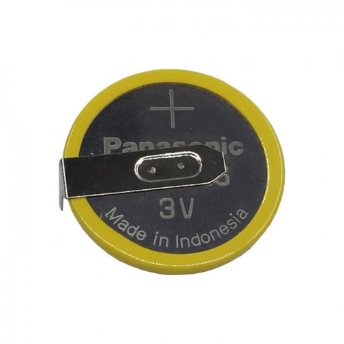 Panasonic/松下 CR2025 插件扣式焊脚电池 CR2025 纽扣电池图1