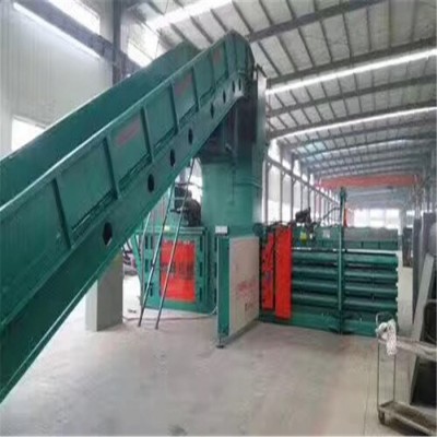低噪音卧式小型打包机 棉纱包装自动打包机 全自动卧式打包机