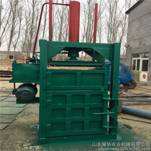在线**纸壳液压打包机 棉纱手套压包机 小型塑料瓶捆扎机图3