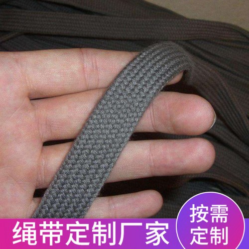 黑白彩色包芯纯棉绳 吊牌配件吊绳 多色棉绳 8股包芯棉纱手提绳 包芯圆棉绳图1