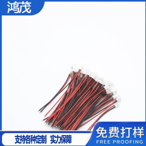 鸿茂_LED灯充电线_电池纽扣2P端子线_定制加工图4