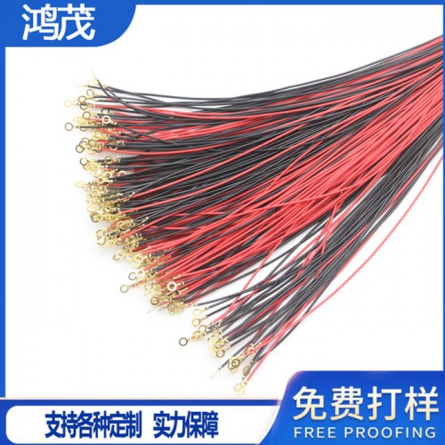 鸿茂_LED灯充电线_电池纽扣2P端子线_定制加工图8