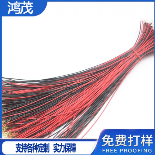 鸿茂_LED灯充电线_电池纽扣2P端子线_定制加工图7
