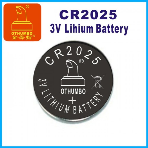 金母指CR2025 纽扣电池