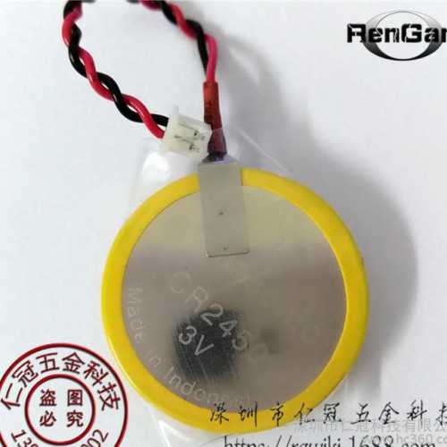 原装松下CR2450 3V电子纽扣电池 大量现货 带插头可直拍图1