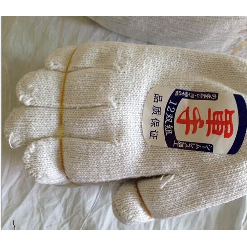 大量现货 600g 棉纱手套 工厂专用防油保暖加厚棉布手套