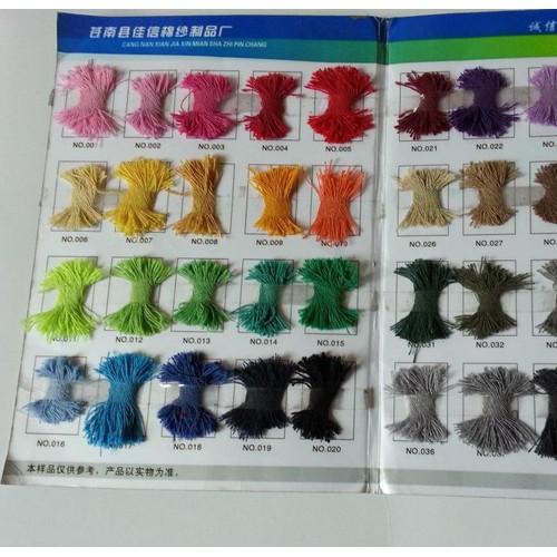 8S黑纱再生棉纱现货特价直销图3