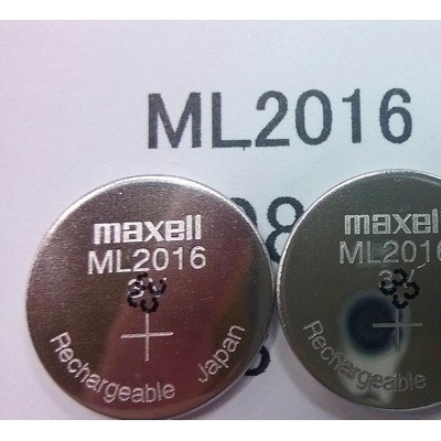 日本maxell万胜ML2016  可充电纽扣电池