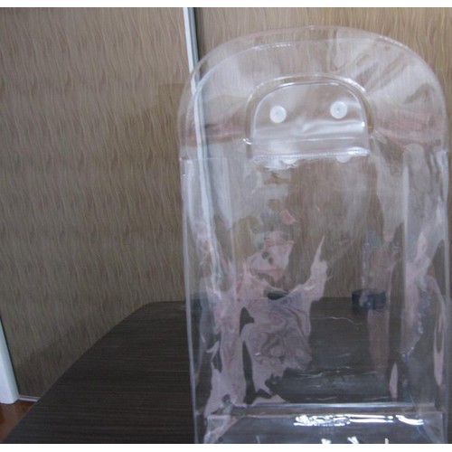 pvc超透袋子（pvc纽扣袋 礼品袋）图2