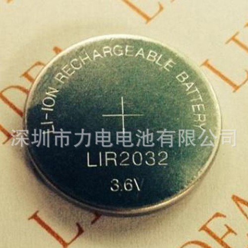 3.6V可充电锂离子纽扣电池LIR2032图3
