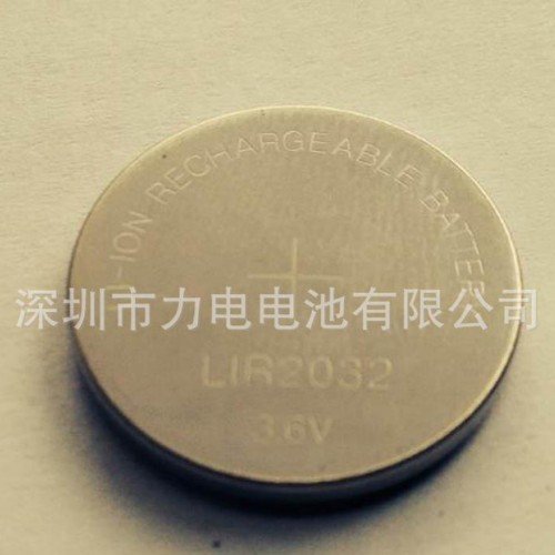 3.6V可充电锂离子纽扣电池LIR2032图2