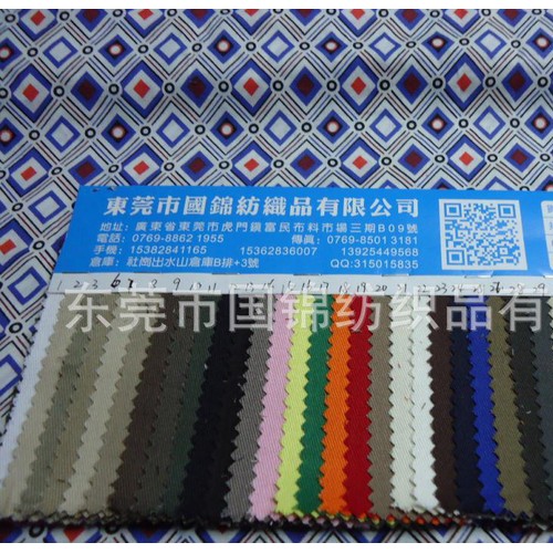 纱卡 现货108*56全棉纱卡 16*12斜纹布 服装工装用图3