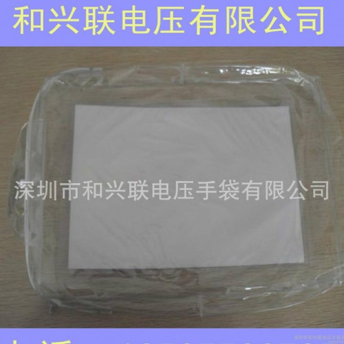 深圳透明pvc文件拉链纽扣袋图2