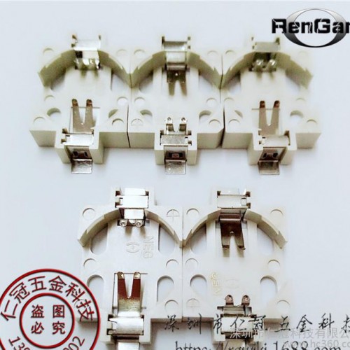 CR1632纽扣电池座 贴片 耐高温LIR1632图1