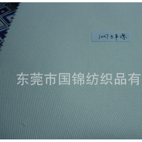 全棉10*7漂白 半漂10*7全棉纱卡 16*7全棉纱卡布图2