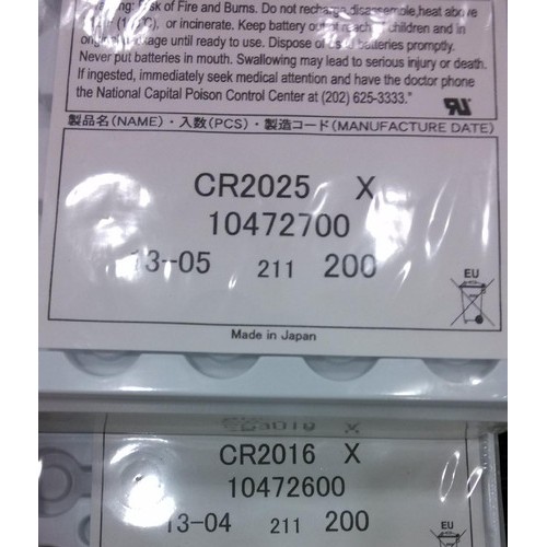 Panasonic松下CR2032、工业纽扣锂离子电池图1