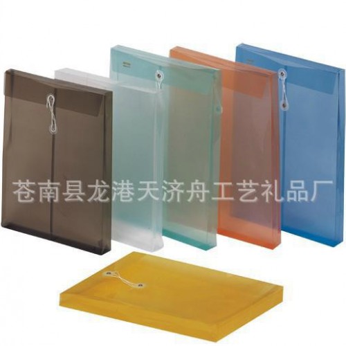 专色生产 PP塑料文件袋 PP纽扣文件袋 PPL型文件夹 可图2