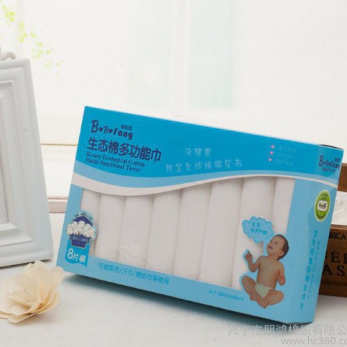 新生儿隔尿用品 纯棉纱布尿布吸水透气易干 婴儿用品厂家直供代发图2