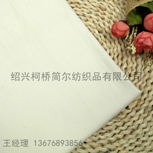 现货全棉纱卡 水洗全棉弹力纱卡图4