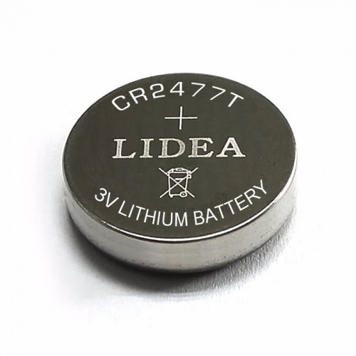 无线信号发射器专用电池/LIDEA/力电/CR2477纽扣电池