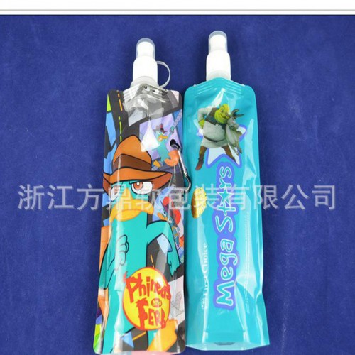 【自主研发】创意水壶、纽扣折叠水袋、浙江义乌市场水袋图2
