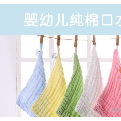 上海纱布口水巾工厂专业贴牌婴儿精梳棉纱布口水巾图6
