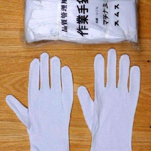 批发作业手套均码 纯棉手套 棉纱手套 无尘手套图2