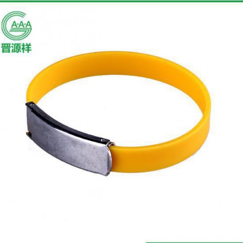 明星同款纽扣式单色硅胶手环 广告促销运动滴胶手链 高品质手腕带图2