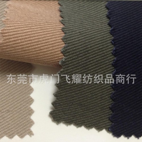纯棉斜纹布 7*10粗斜纹 全棉纱卡 服装面料 帽袋面料图2