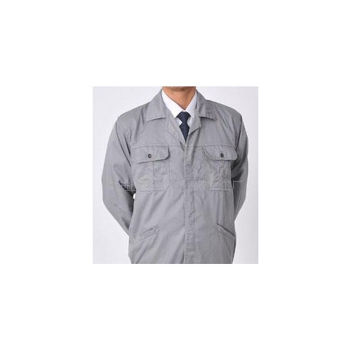 定做涤棉纱卡冬装工作服上装工装1101  工作服棉质涤棉防静电图2