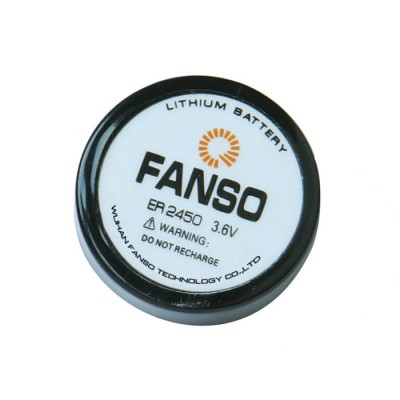 FANSO扣式电池,孚安特ER2450,中高温纽扣电池,500mAh锂亚电池,3.6V不可充电池