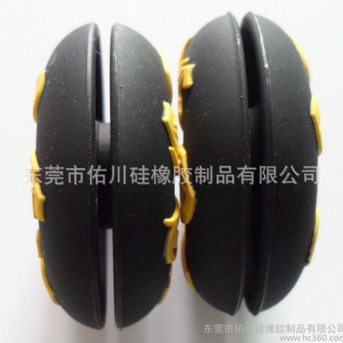 直销 手机电脑耳机集线器 硅胶理线器 多彩纽扣绕线器图2