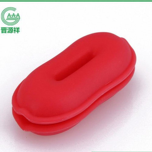 硅胶绕线器卡通手机绕线器青豆纽扣贝壳形定制理线器图3