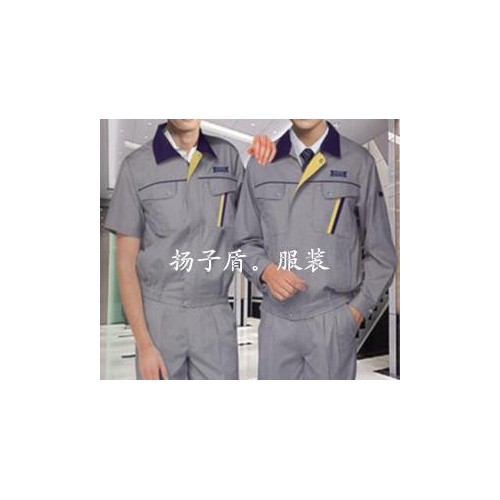 【常州镇江】低价**涤棉纱卡工作服 职业服 工作服定做图2