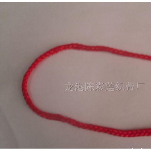 礼品袋礼品盒手提绳 三股绳 涤纶绳 丝带卡头绳 棉纱绳图2